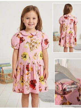 🌸 Stunning Christina Rohde Floral Dress - Size 4 🌸